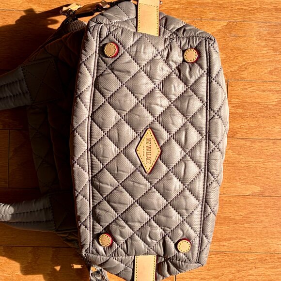 MZ Wallace Small Sutton Deluxe in the color Morning Dove - Picture 8 of 15